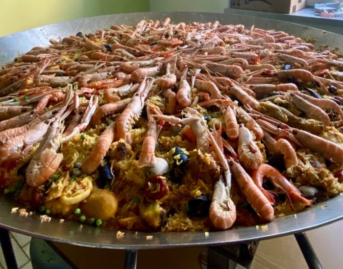 Paella aux fruits de mer